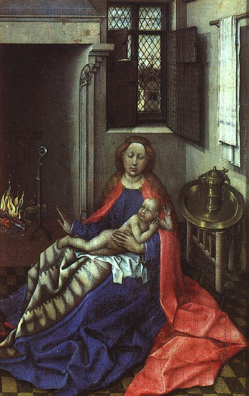 Robert Campin Madonna by the Fireside Norge oil painting art